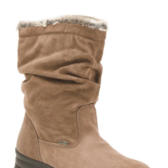 NEW ENVAL SOFT Made In Italy Suede Warm Lining Booties for women 663mn - Picture 2 of 7